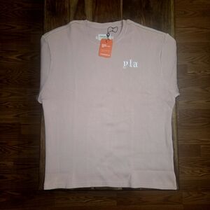 YoungLA Light Pink Waffle Knit Tee